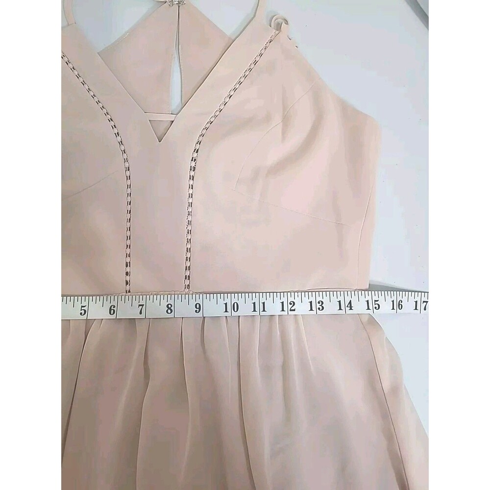 BCBGeneration Dress Women’s Size 8 Soft Pink Spaghetti Strap Strappy - Picture 9 of 11